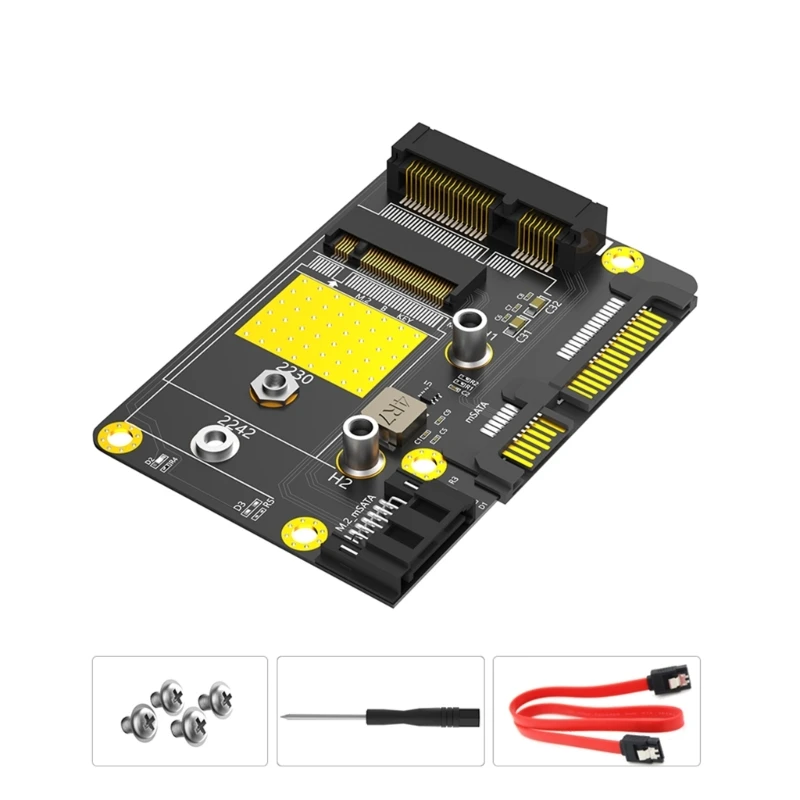 

Aluminum Frame Convert mSATA M.2 SSD to a 2.5" Adapters