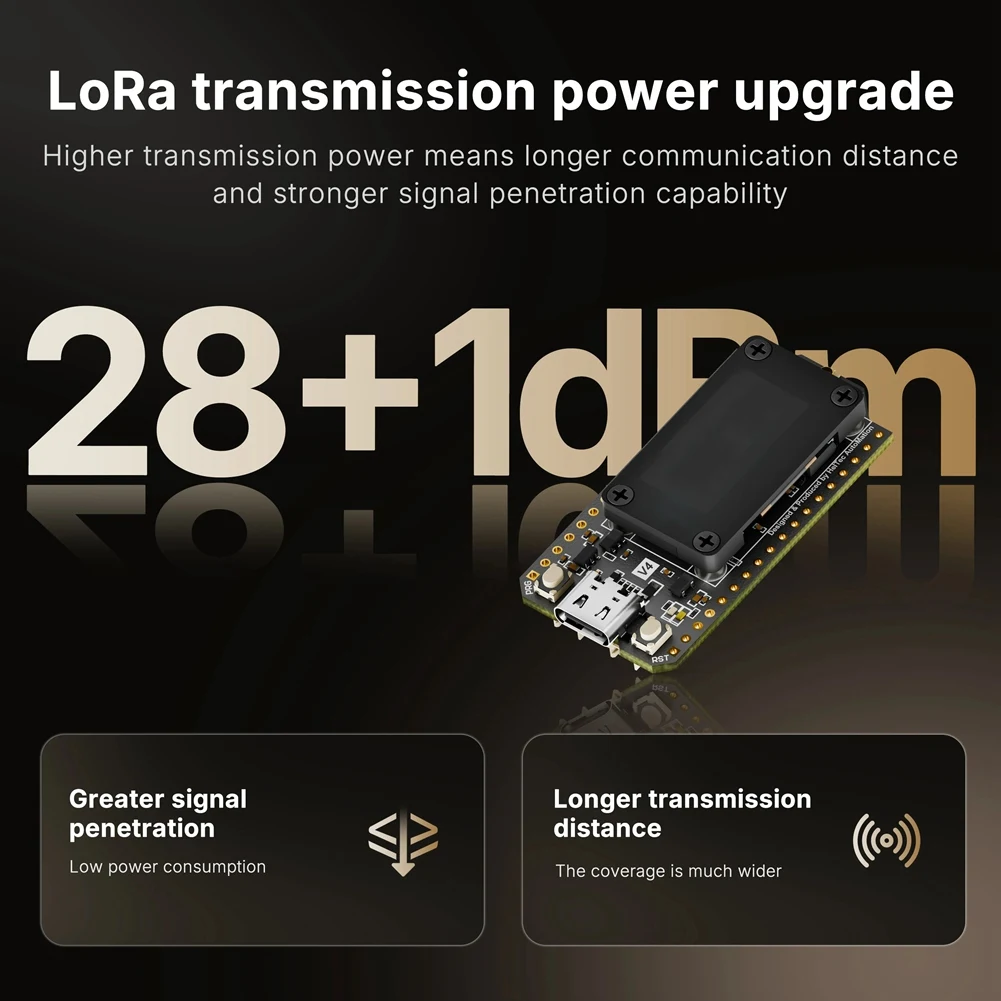 Heltec LoRa 32 V4 Meshtastic GPS ESP32 SX1262 0.96inch OLED Solar Powered Dev-Board Mesh Network WiFi LoRa BLE with Case