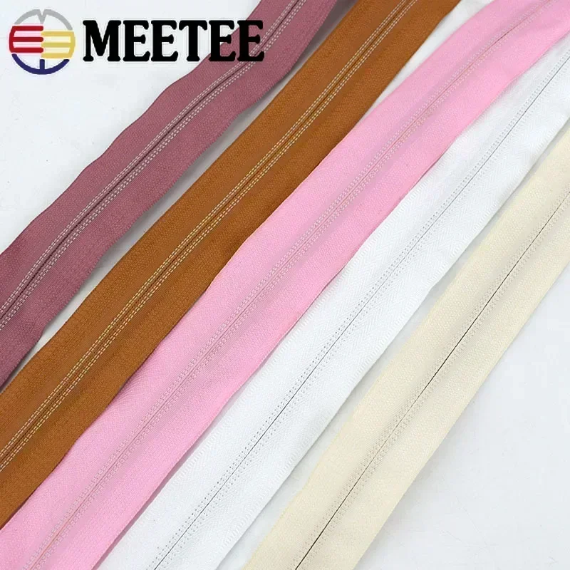 3/5/10M 5 #   Cerniera in plastica al metro + cursori per cerniera Zampe a bobina Tira Zampe per giacca Kit di riparazione Accessori per cucire
