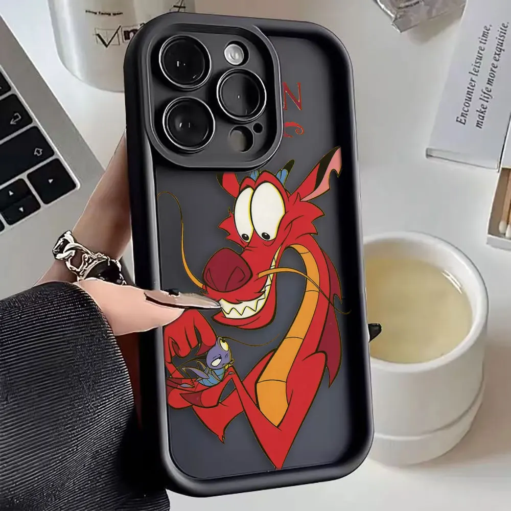 Disney Dragon Mulan Mushu Phone Case For Honor 8X 9X X9 20 50 90 Y7A Y9 MAGIC 5 NOVA 9 Y70 Y7OS 9 SE PRO Case Funda Coque Shell