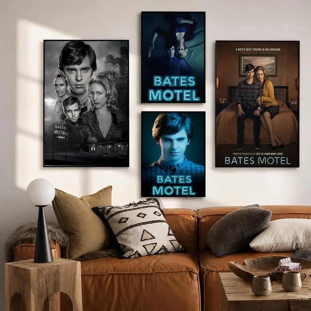 TV Bates Motel Poster HD poster wall art self-stick no-residue for home cafe office great gift