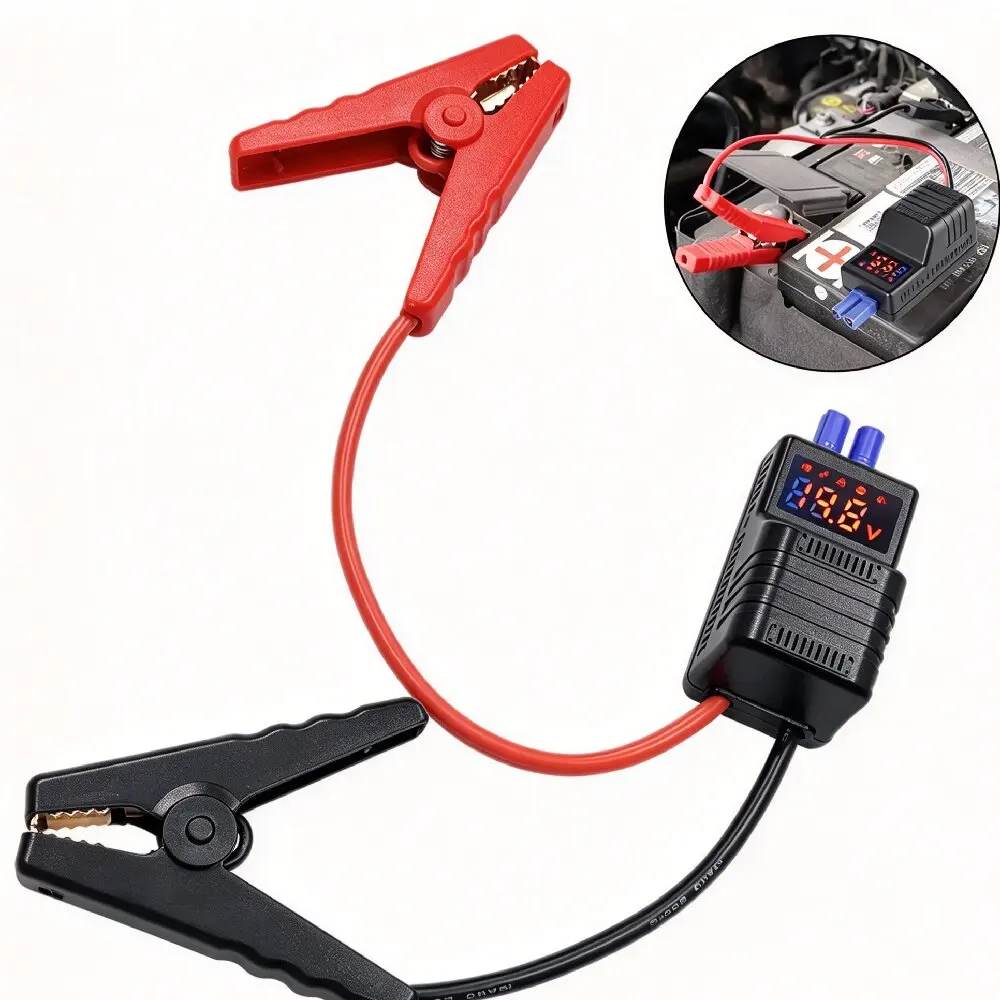EC5 Jump Starter Clamps Replacement Battery Booster Cable 650A Smart Clamp Reverse Polarity Short Circuit Protection for 12V Car