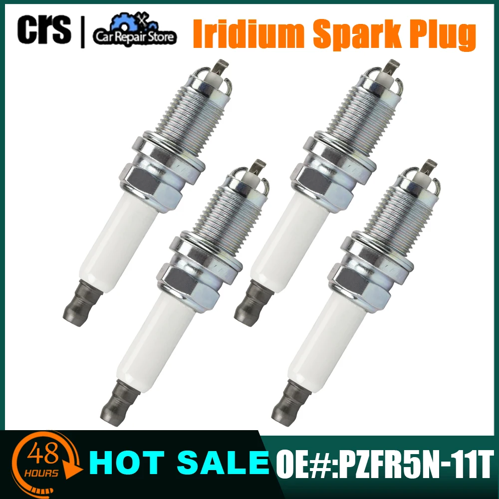 

4pcs 101905620 PZFR5N-11T Iridium Spark Plug for Audi A3 A4 For Skoda Octavia For VW For Golf For Jetta PZFR5N11T PE5R-18-110