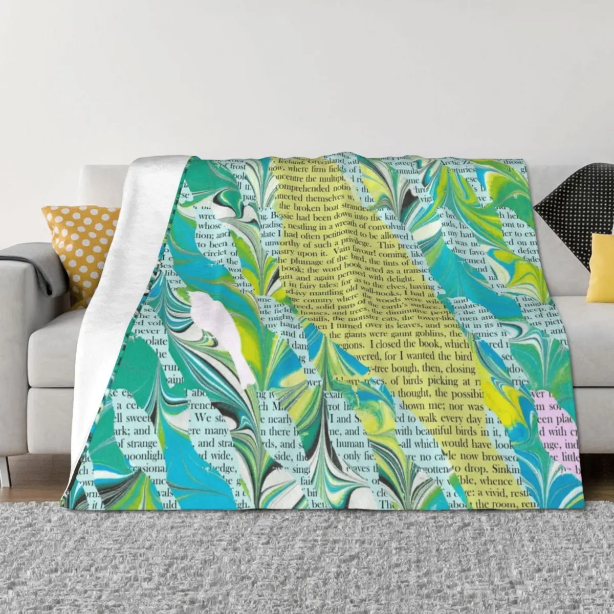 شارلوت برونتي: بطانية رمي الطيور جين آير، سرير ناعم، بطانيات رمي أريكة فاخرة #2