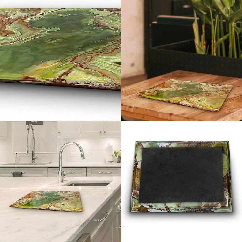 

Eco-Friendly Dual-Purpose Cutting Board: Premium Cheese & Pastry Rolling Mat with Handcrafted Edges and Anti-Slip Pad, 12x16