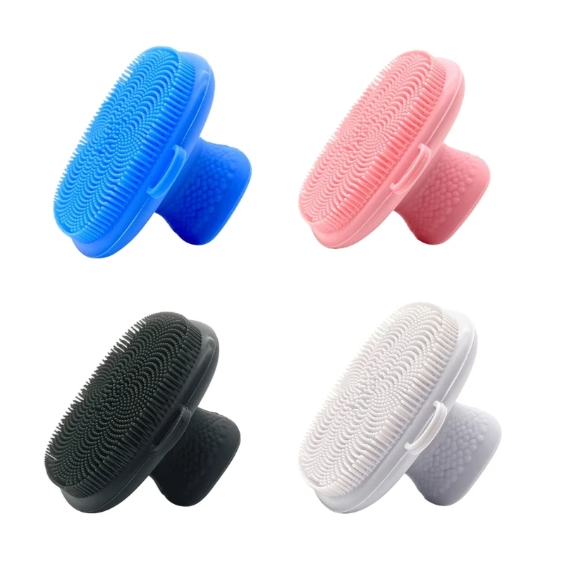 

Silicone Face Cleansing Brush Scrubber Exfoliating Cleanser Deep Cleaning Exfoliator Removing Tool Bath Massager