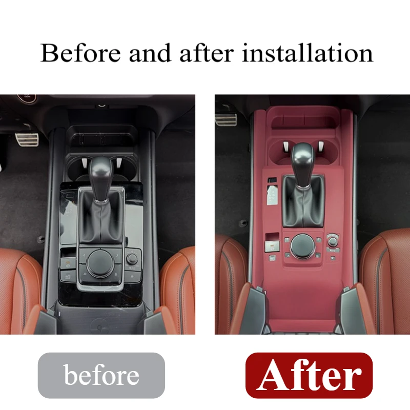 Center Console Protective Pad For Mazda CX-5 2017-2025 For Mazda CX-50 Silicone Anti-Scratch Non-Slip Interior Accessories