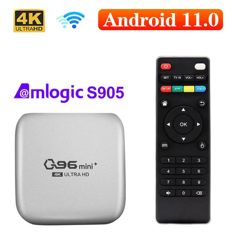 

Q96 mini+ Smart TV Box HD 4K Android 11 Amlogic S905L quad-core WIFI 4G Media Player Set Top Box iptv