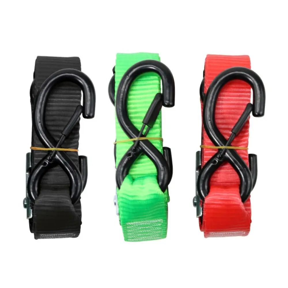 Kit Lock S Hook Tie Down Strap Heavy Duty Long Belt Cargo Lashing Belt Universal Ratchet Secure Heavy Duty Strap Transportation