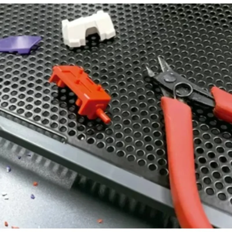 Model making workbench LED lamp magnifying glass cutting grinding dust removal element group
