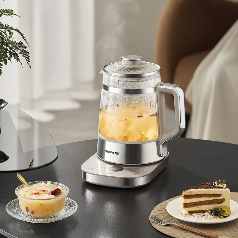 All-Glass Integrated Stewing Health Pot Household Constant Temperature Electric Kettle Mini Flower Tea Maker For One