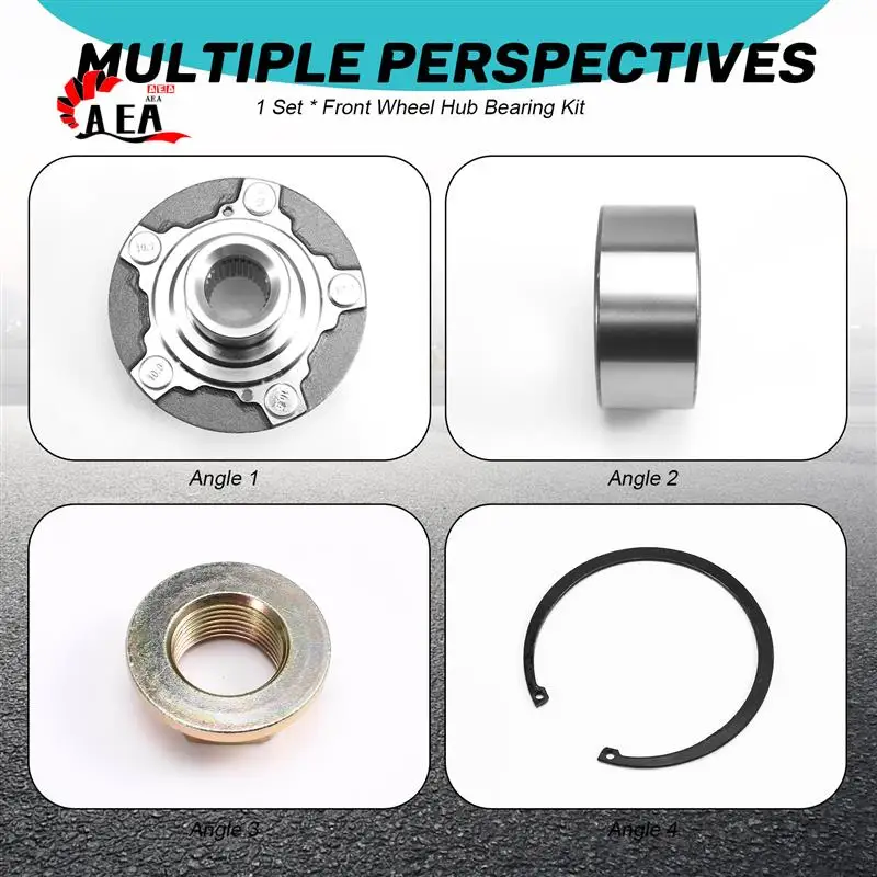 

AEA0-Front Wheel Hub Bearing Kit Wheel Hub Unit For Honda Accord 2013-2017 Acura TLX 2015-2019 44600-T2F-A01, 510118