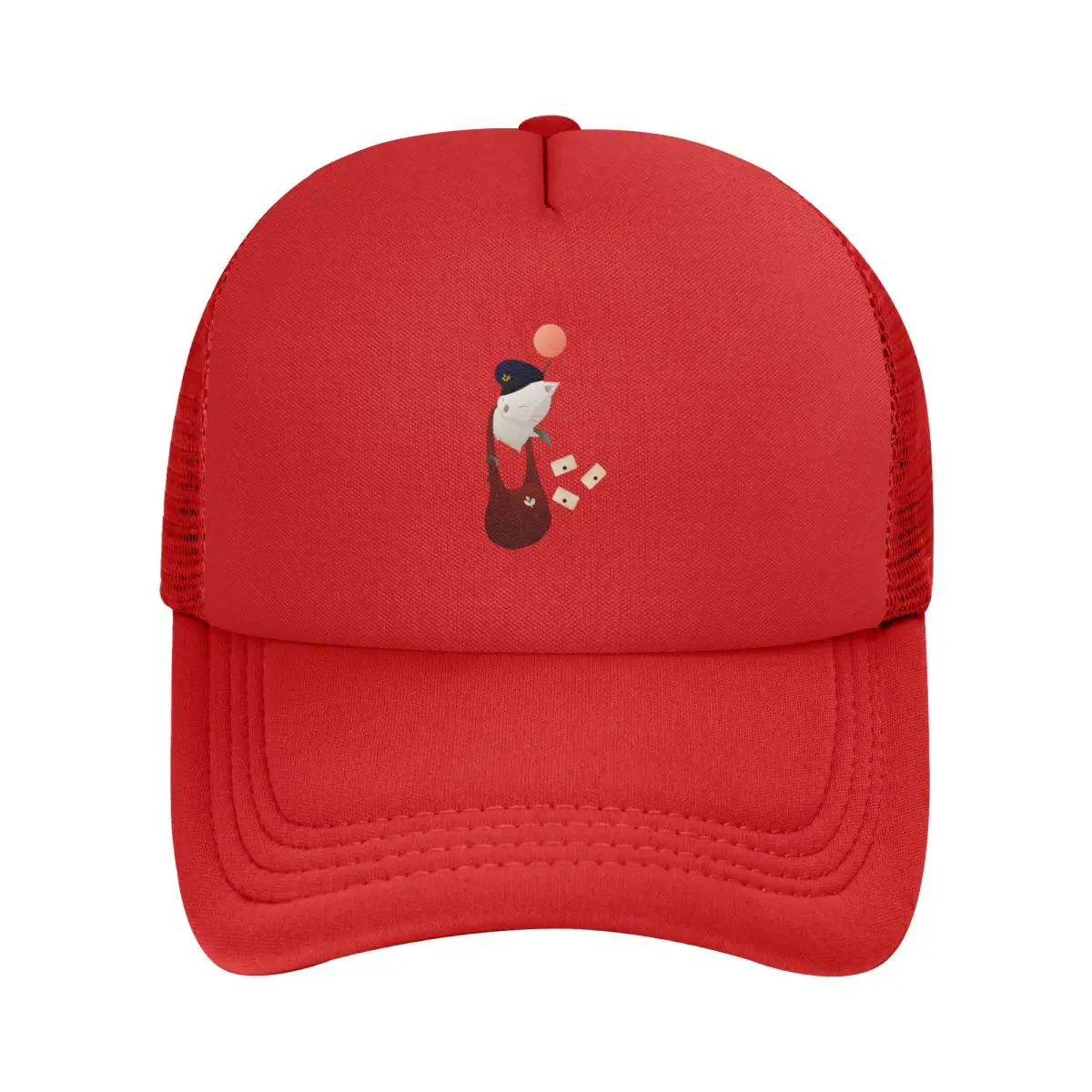 Final Fantasy XIV - Delivery Moogle Mesh Baseball Caps Snapback Baseball Hats Casual Casquette Outdoor For Men's And Women's