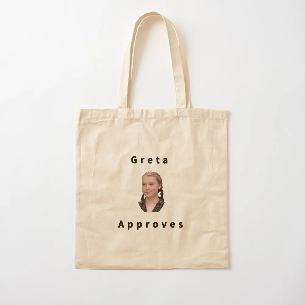 يعتمد Greta Tote Bag أكياس عربة التسوق أكياس التسوق القابلة لإعادة الاستخدام حقيبة نسائية حقيبة قابلة للطي وقابلة لإعادة الاستخدام #2