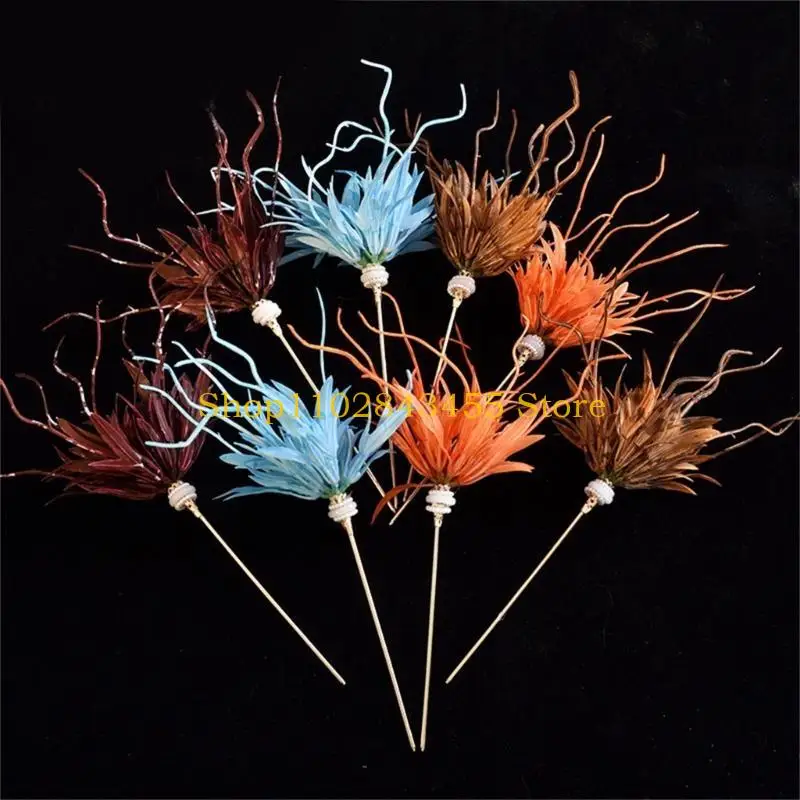 49MC عصا شعر بشكل جميل، دبوس شعر تقليدي مريح للمهرجانات للمناسبات الاحتفالية #1