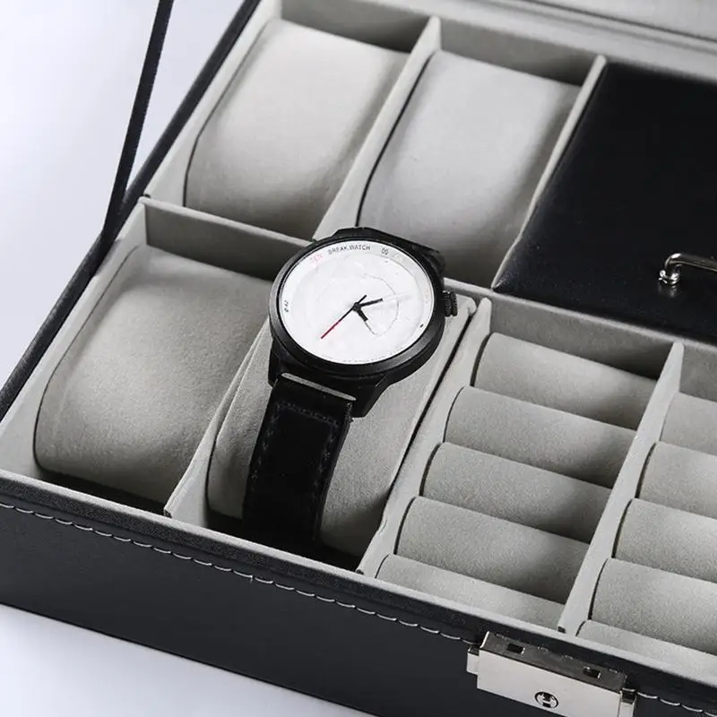 X7JB PROMELED PU LEATHERES WATTSES COLLECTION COLLECTION CASE MOLDRINGRING RINGS RINGS NETLACE STORAGE