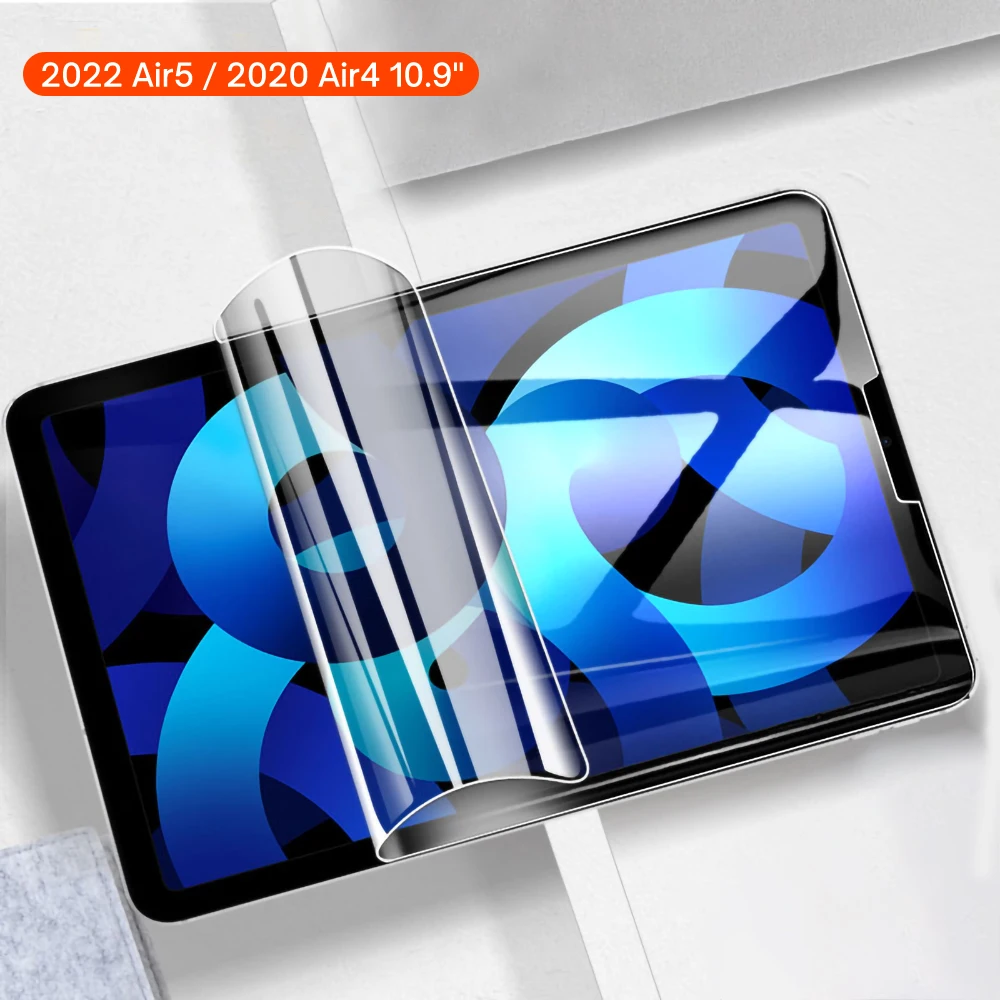 2Pcs Hydrogel Film Für iPad Air 5 10,9 2022 iPad Pro 11 Air 4 für iPad 10,2 9th. 10,5 9,7 Mini 6 4 5 Flüssigkeit Screen Protector