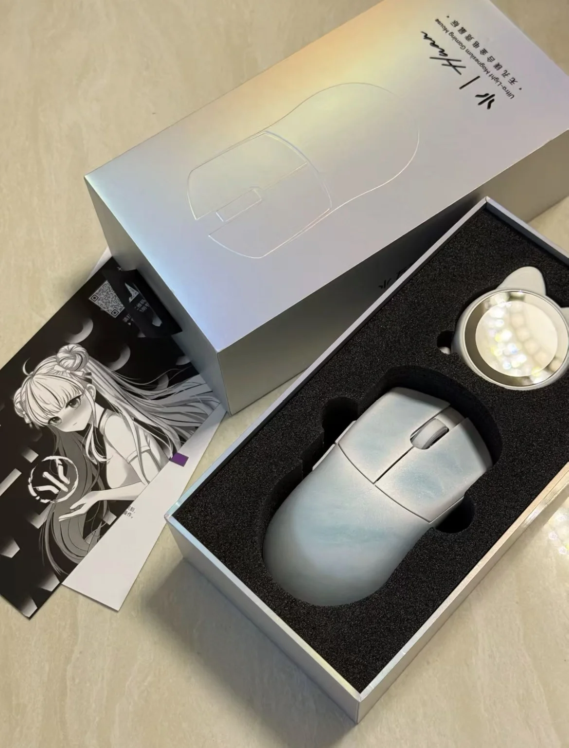 WLMOUSE HUAN S Magnesium Alloy Ultra‑Light Gaming Mouse nRF54H20 PAW3950HS Ergonomic Durable 8K Wireless Wired For Gaming Office