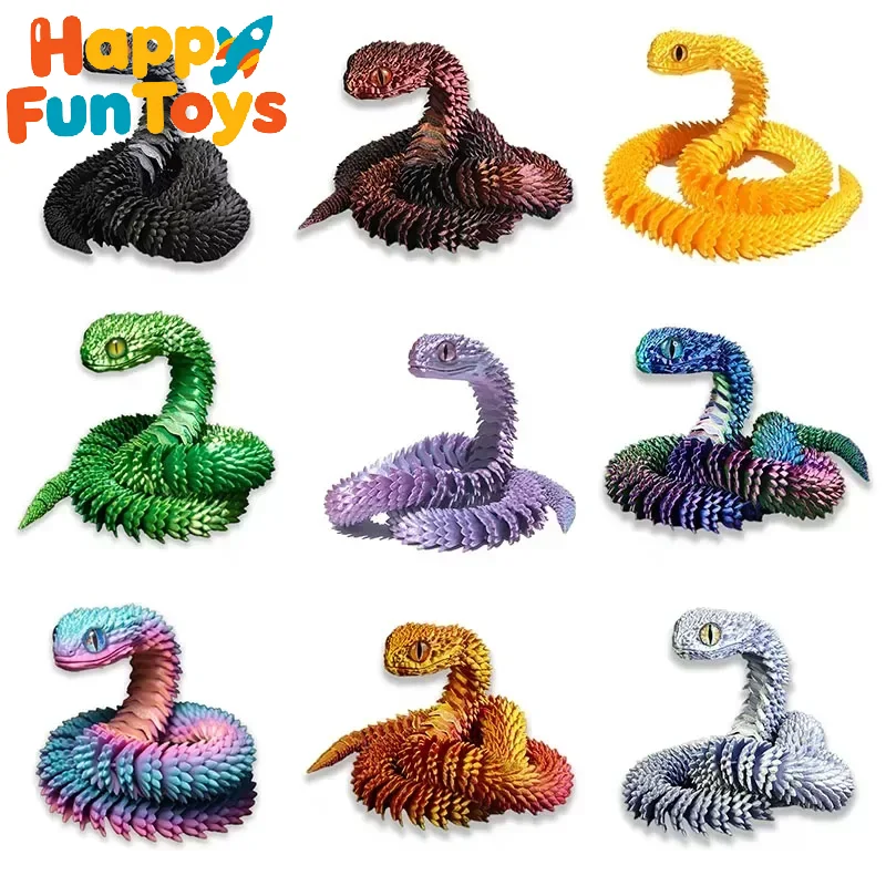 3d-печатные-змеи-вращающиеся-суставы-фигурки-змеи-креативный-домашний-офис-настольные-поделки-орнамент-новогодние-поделки-подарок