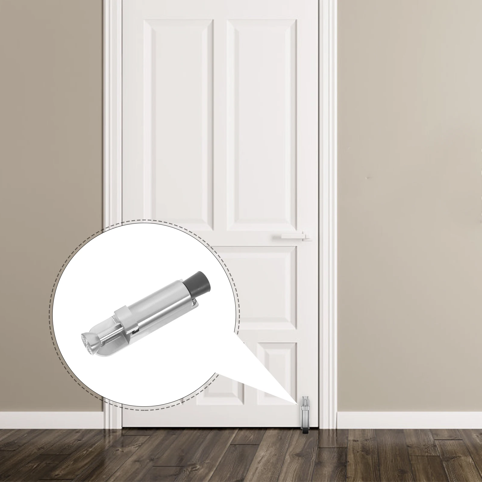 

Spring Latch Zinc Alloy Door Bolt Push Hardware Secure Design Long Lasting Wear Resistant Suitable Doors Windows Homes Offices