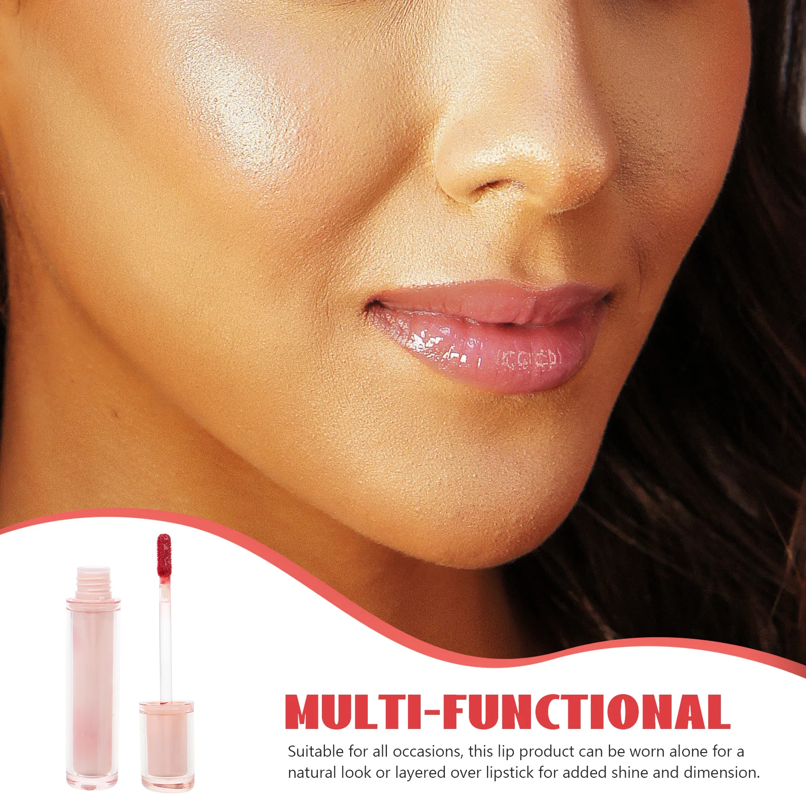 Jelly Gloss Lipstick Plumping Effect Glanzende afwerking Lichtgewicht voor feestjes Informele uitjes Lipverzorging Essentieel