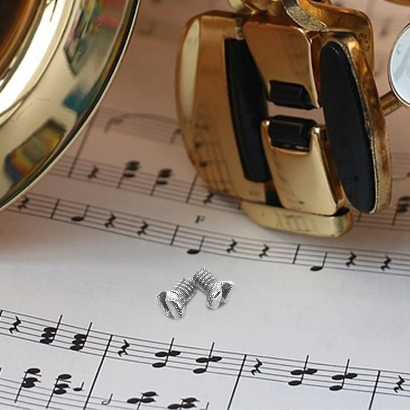 2 قطعة المسمار الكلارينيت المعادن دائم أداة الرياح إصلاح أجزاء ل الساكسفون الكلارينيت صيانة استبدال الأدوات الموسيقية