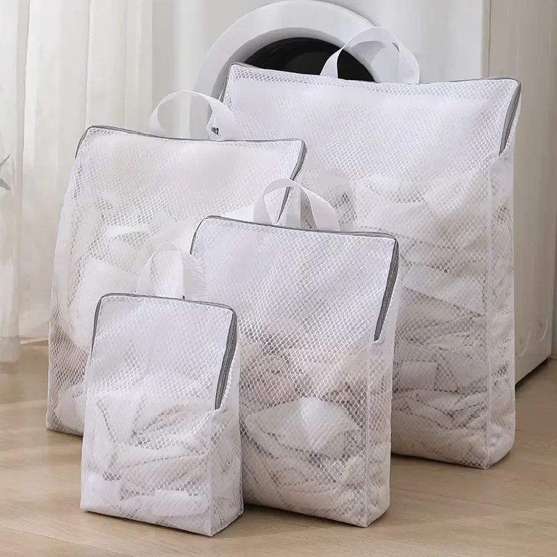 Bolsa de malla para lavadora, red de protección plegable para ropa gruesa, calcetines, paquete de lavado, accesorios de herramientas de limpieza del hogar