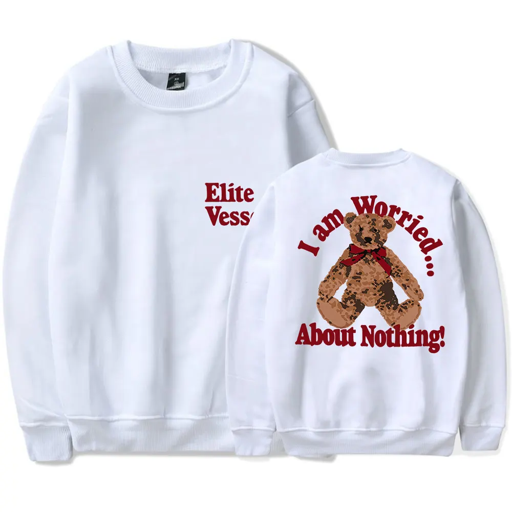 Lexa Gates Worried About Nothing Crewneck Sweatshirts Elite Vessel Tour Merch Unisex Fashion Long Sleeve Tee