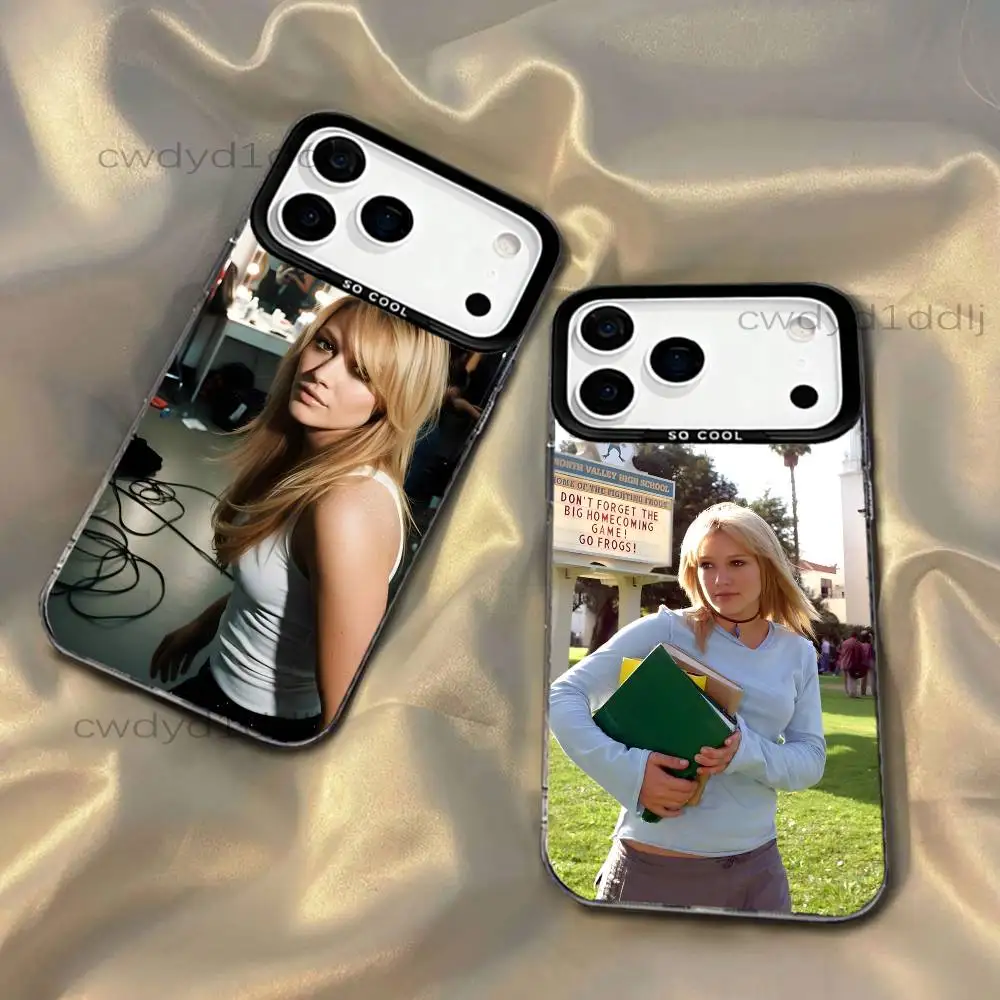 

H-Hilary Duff luck or something Phone Case For iPhone 17,16,15,14,13,12,X,8,Pro,Max,Plus,SE4,Air,Mini HD Black IMD Matte