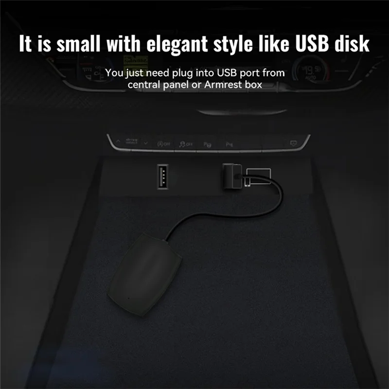 BTLIFE-2In1 Carplay sem fio e Android Auto Box Conexão automática estável e rápida BT Wifi Fácil de operar Plug & Play AI Carplay Box