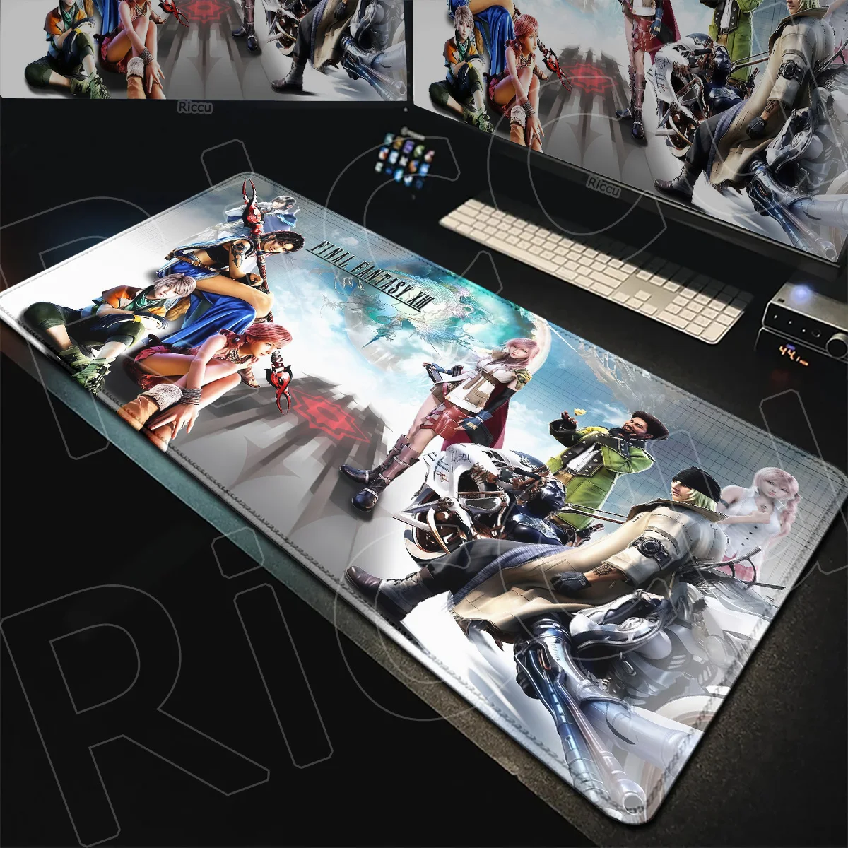 Non-slip Rubber Base Mousepad Large Laptop Keyboard Carpet XXL F-Final Fantasy Claire Farron Anime Gaming Mauspad PC Accessories