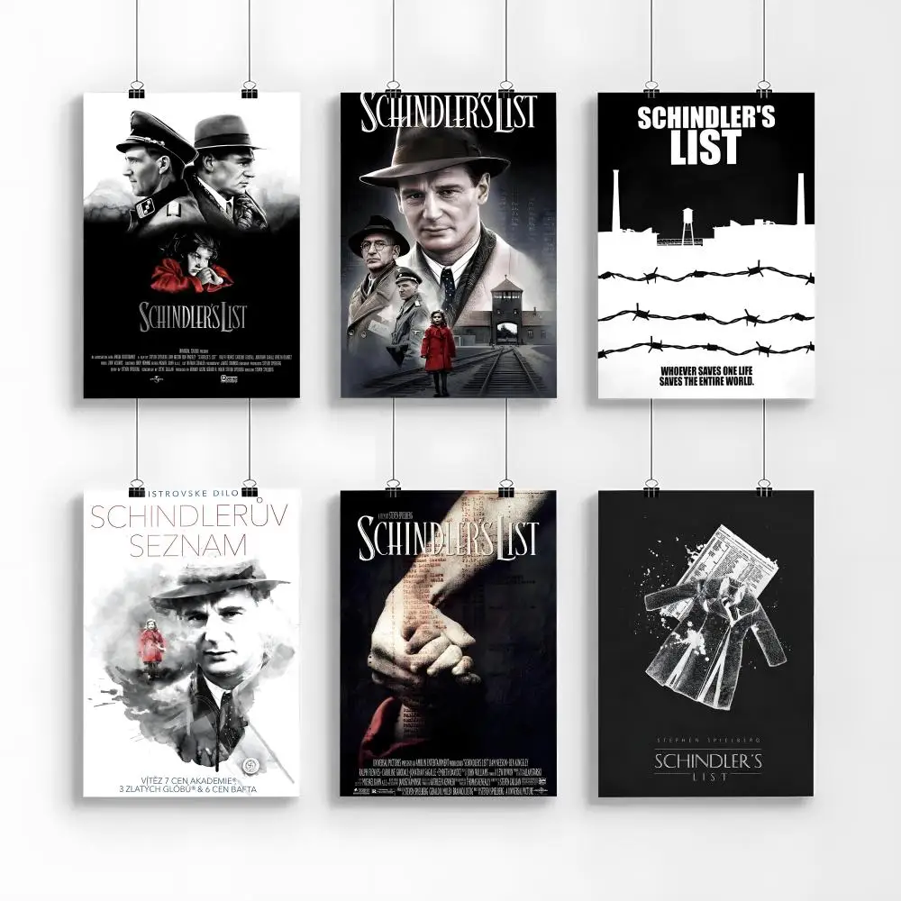 Epic Historical Drama S-Schindlers List Poster Room Wall Art