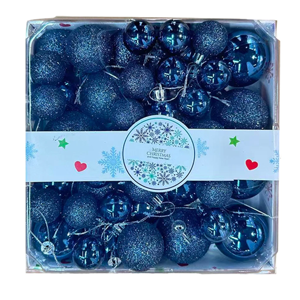 كرات زينة شجرة عيد الميلاد خفيفة الوزن وقابلة للتعليق، تصميمات كروية فريدة من نوعها لسهولة التعليق، خفيفة الوزن جدًا