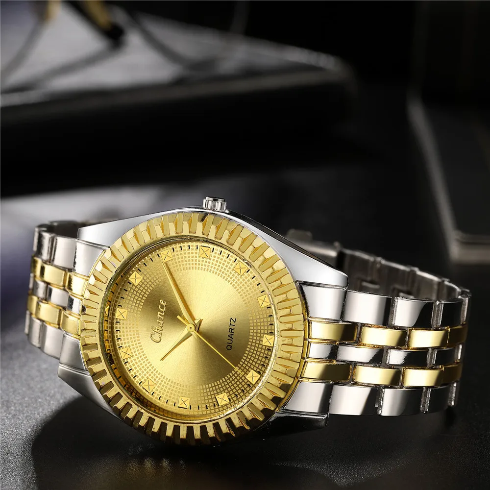 Black Golden 2022 New Fashion Stainless Watch for men luxury Casual Relogio Masculino Montre Homme Relojes hombre modernos Saat