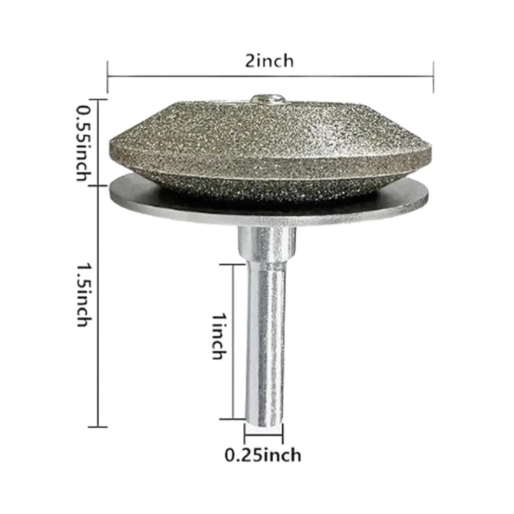 1pc For Lawn Mower Blades  Garden Scissors Rototillers Power Hand Drill Diamond Metal Lawn Mower Blade Sharpener Grinder