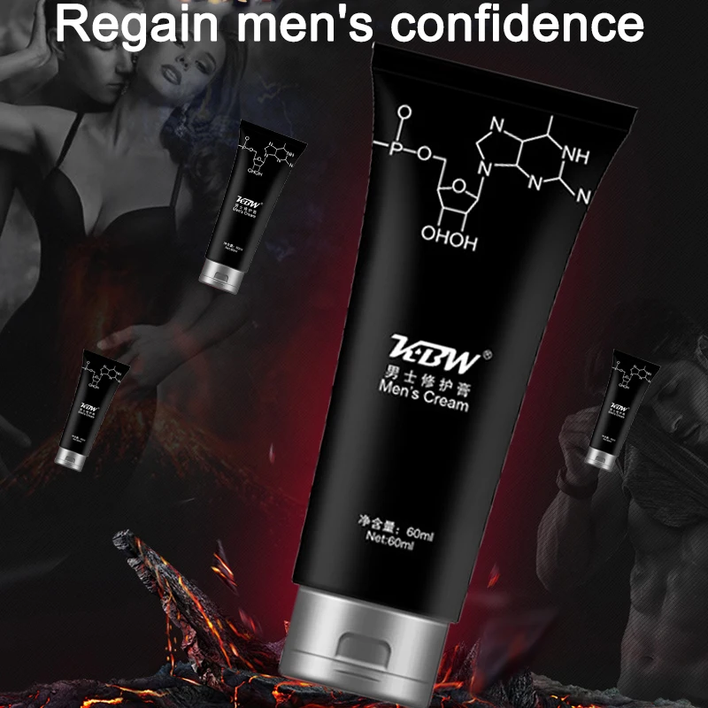 Male Penis Enlargement Cream Pene Erection Aphrodisiac Essential Oil Sex Delay Dick Oil Growth Thicken Massage Lubricant 60ML