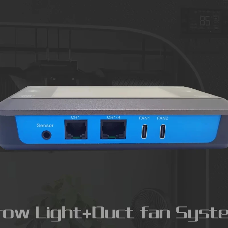Duct-Fan System Led Grow Light Controller Ventilation RJ45 Growing Indoor Tent Greenhouse Timer Setting Grow Light Controller