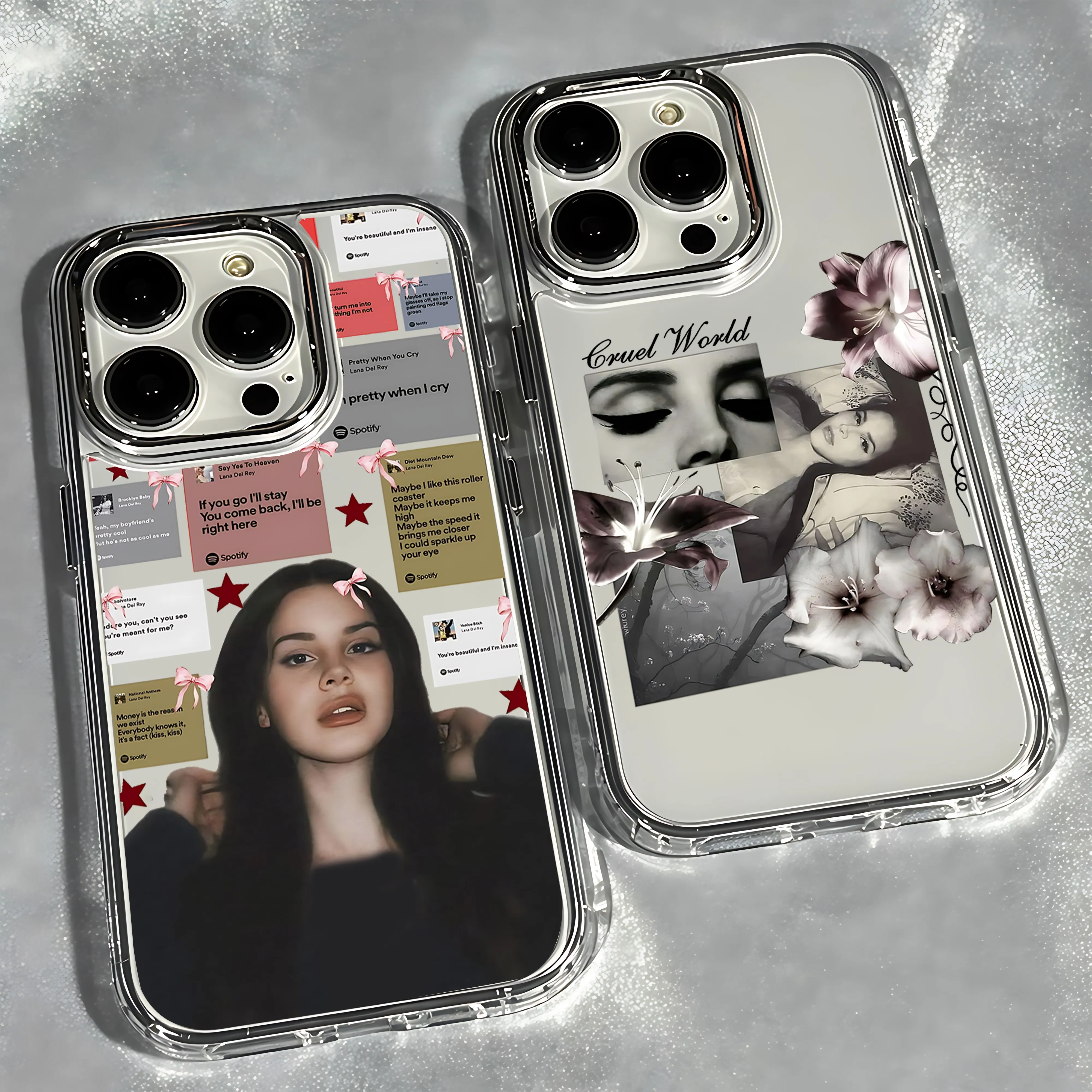 Sängerin Lanas Dels Reys Handyhülle für iPhone 17 16e 16 15 14 13 12 11 mini Pro Max X XR XSMAX 8 7 Air Plus Transparent Weich