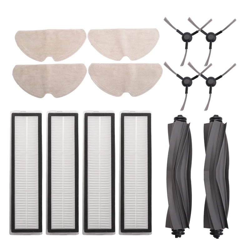 BAAM-para Dreame D9 Max Gen 2, D10s Pro, D10s accesorios de Robot aspirador filtros de cepillo principal fregona piezas de repuesto de trapo