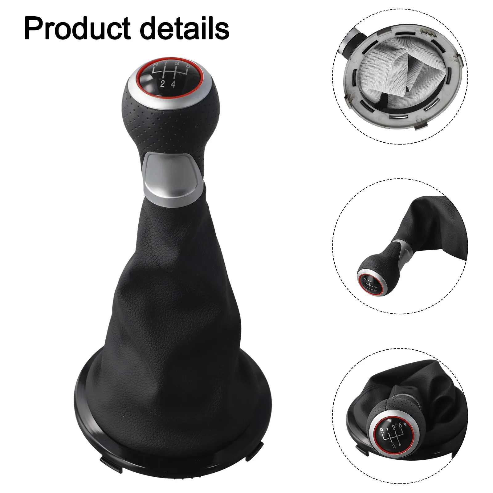 Robust ABS Manual Shift Knob Cover for GOL For G4 For G5 Effortless Installation and Stylish Interior Enhancement