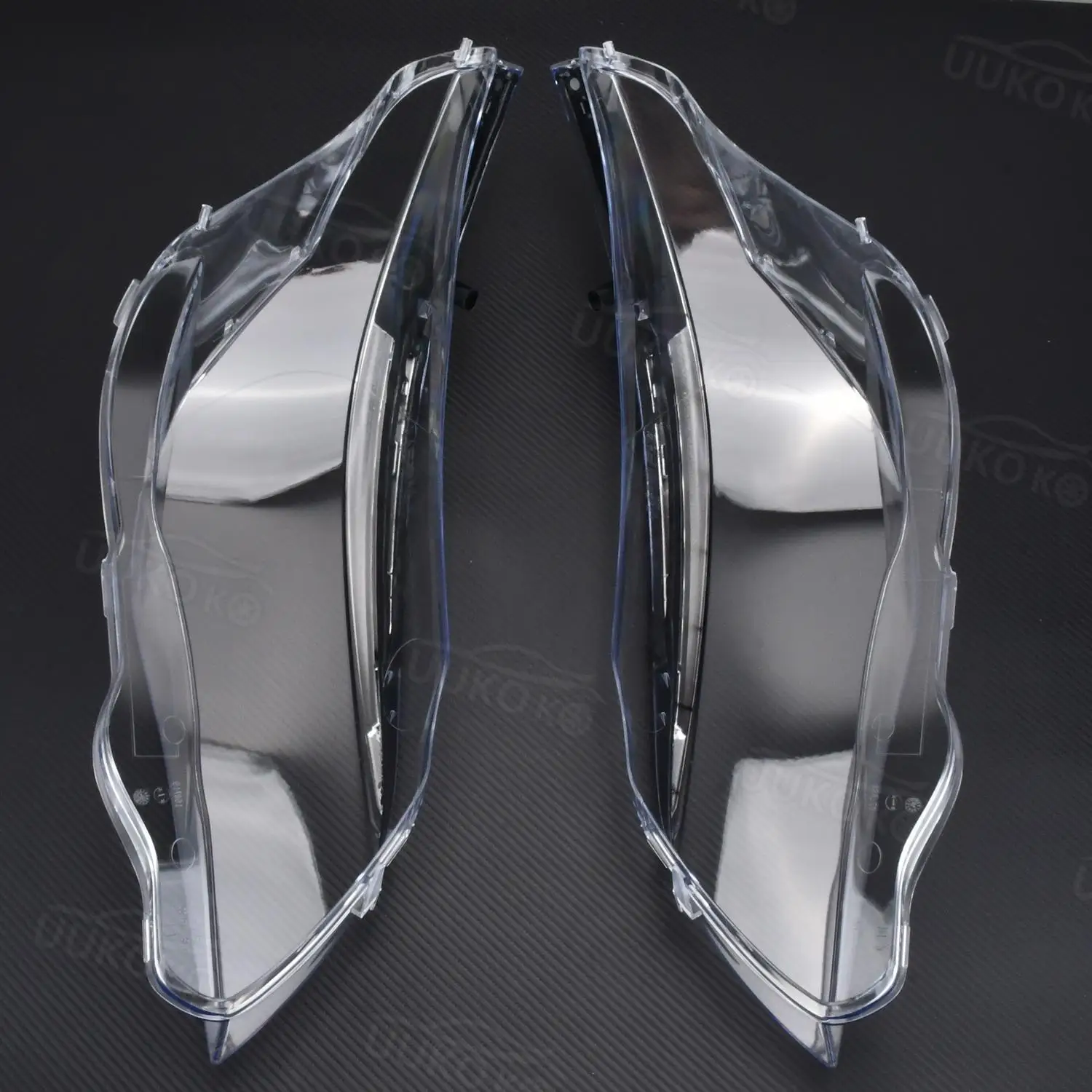 Fit For BMW E60 E61 525I 530I 545I 550I 2008-2010 Car Headlamp Shade Headlight Lens Shell Transparent Cover Lampshade With Hole view 6