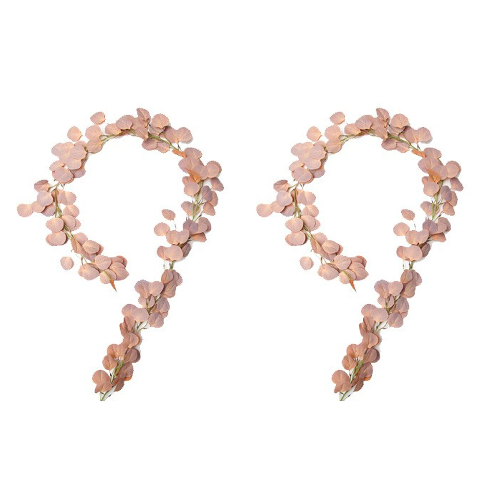 

Искусственный венок из искусственных листьев плюща, винограда, эвкалипта, тростника, 180 см, 2 шт., имитация растений, свадебная АРКА, украшение для стен и сада