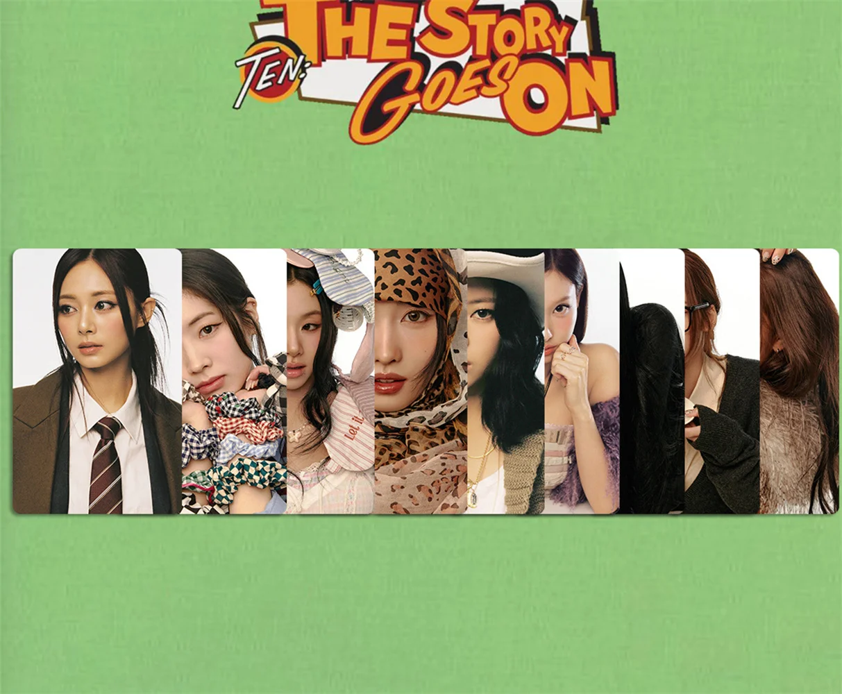 KPOP NaYeon SANA TEN The Story يذهب على بطاقة الصور مينا مومو داهيون JungYeon JiHyo CaeYoung مجموعة هدية للمعجبين #5