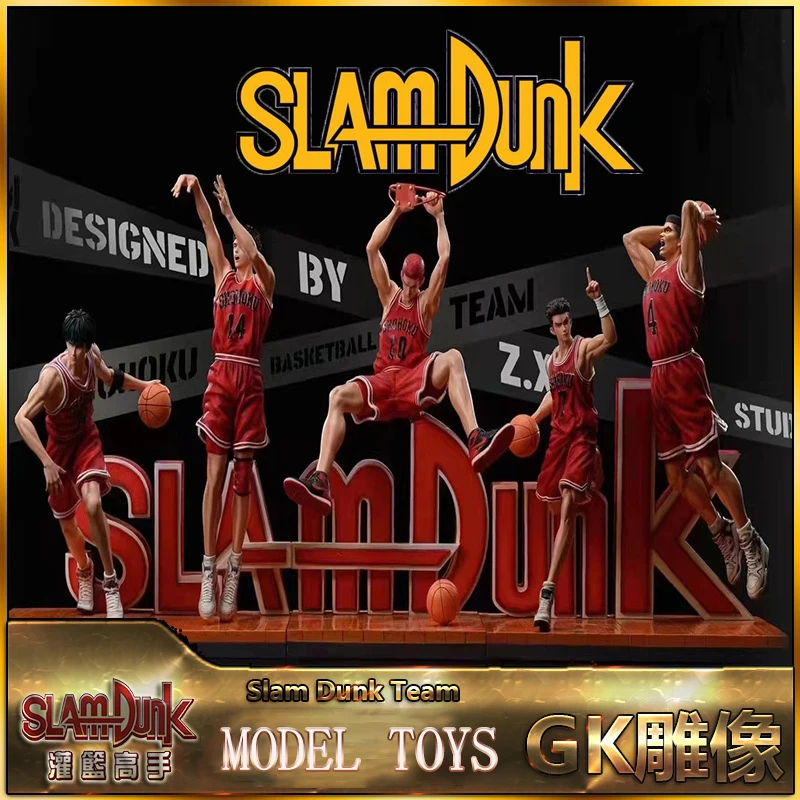 Slam Dunk Sakuragi Hanamichi Anime Action Figures Rukawa Kaede Akagi Takenori Mitsui Hisashi Figurine Anime Pvc Model Toys Gifts