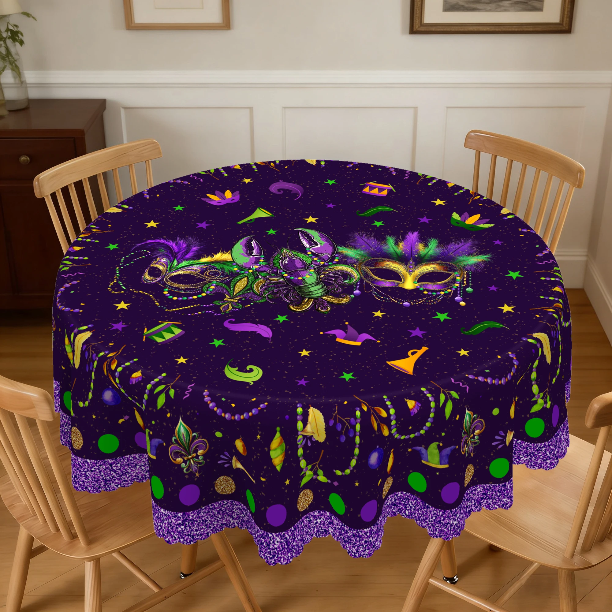 1 Piece of Purple Mardi Gras T - Home Decor New Orleans ulasan dan harga
