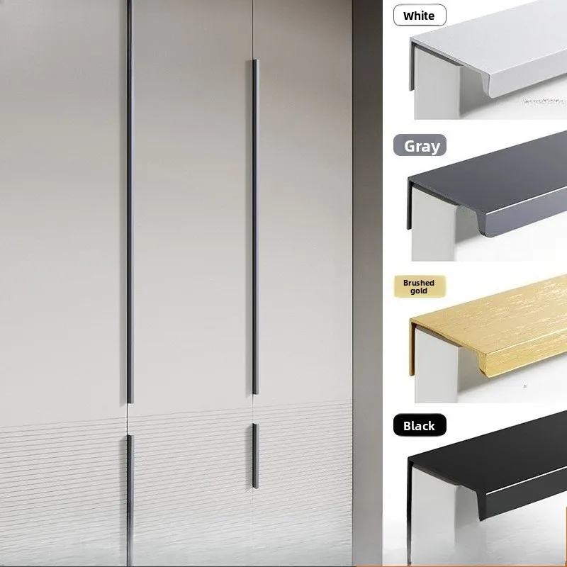 

Brushed Gold Hidden Long Cabinet Handles 800-1200mm Aluminium Alloy Pulls for Cupboard Closet Drawers And Wardrobe Doors