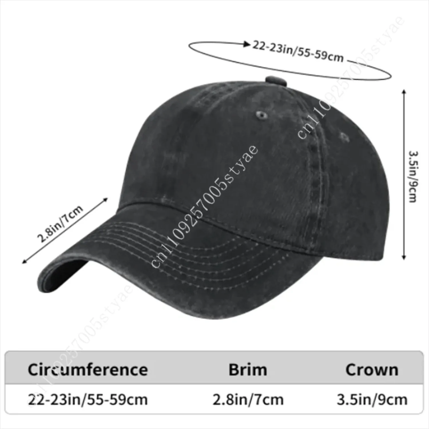 Gulfstream Airplane Logo Baseball Cap Cotton Adjustable Casual Hat for Men Women view 5