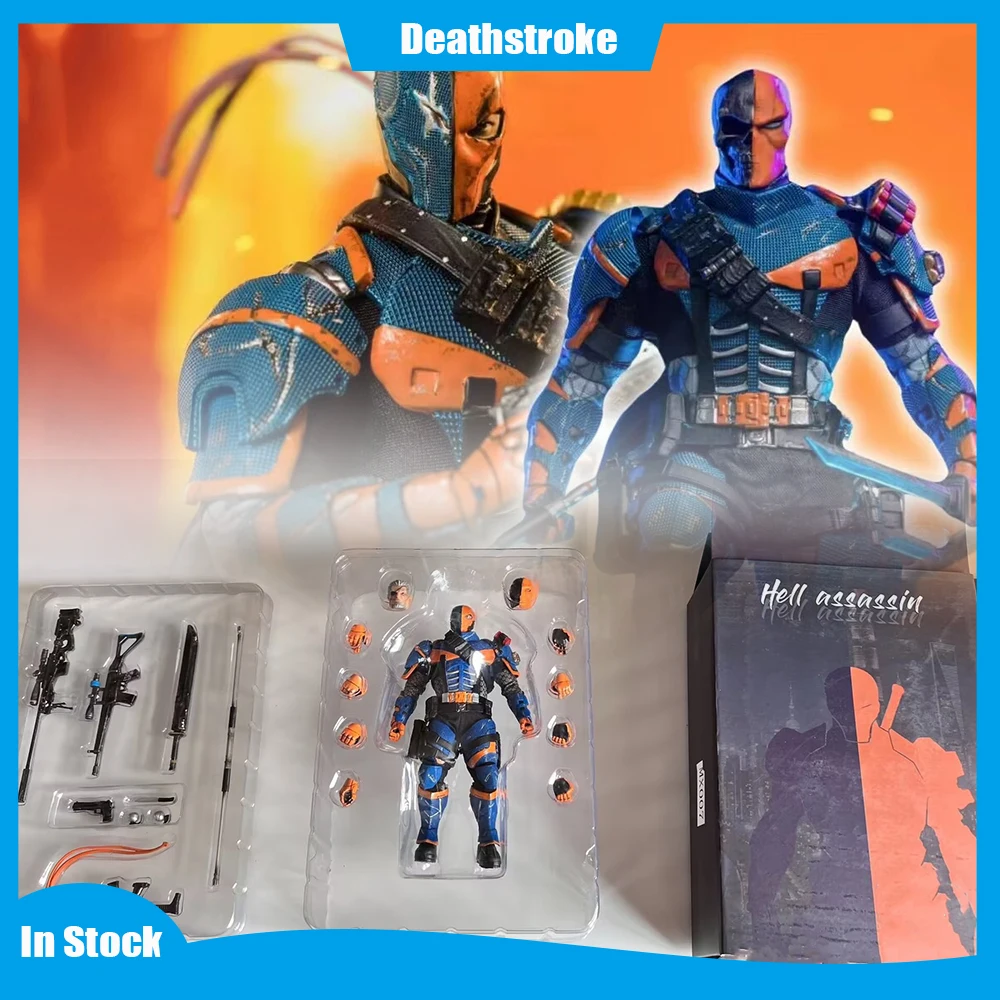 In Stock Third Party Mixmax Hell Assassin Deathstroke Stab Of The Hades 1/12 Scale Aniem Figurine Action Figure Collection Toys