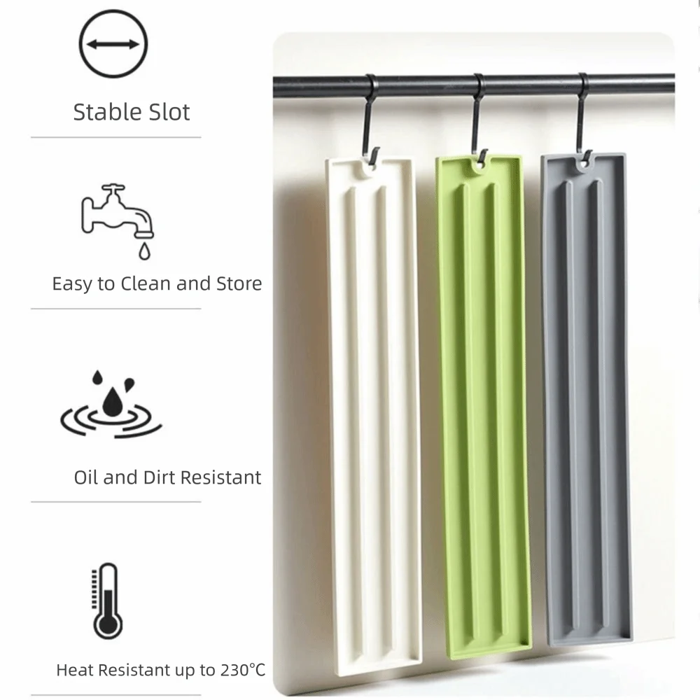 Countertop Protector Countertop Pot Lid Storage Mat Splash Mats Non-Slip Kitchen Sink Pad Multi-function Silicone Drain Mat