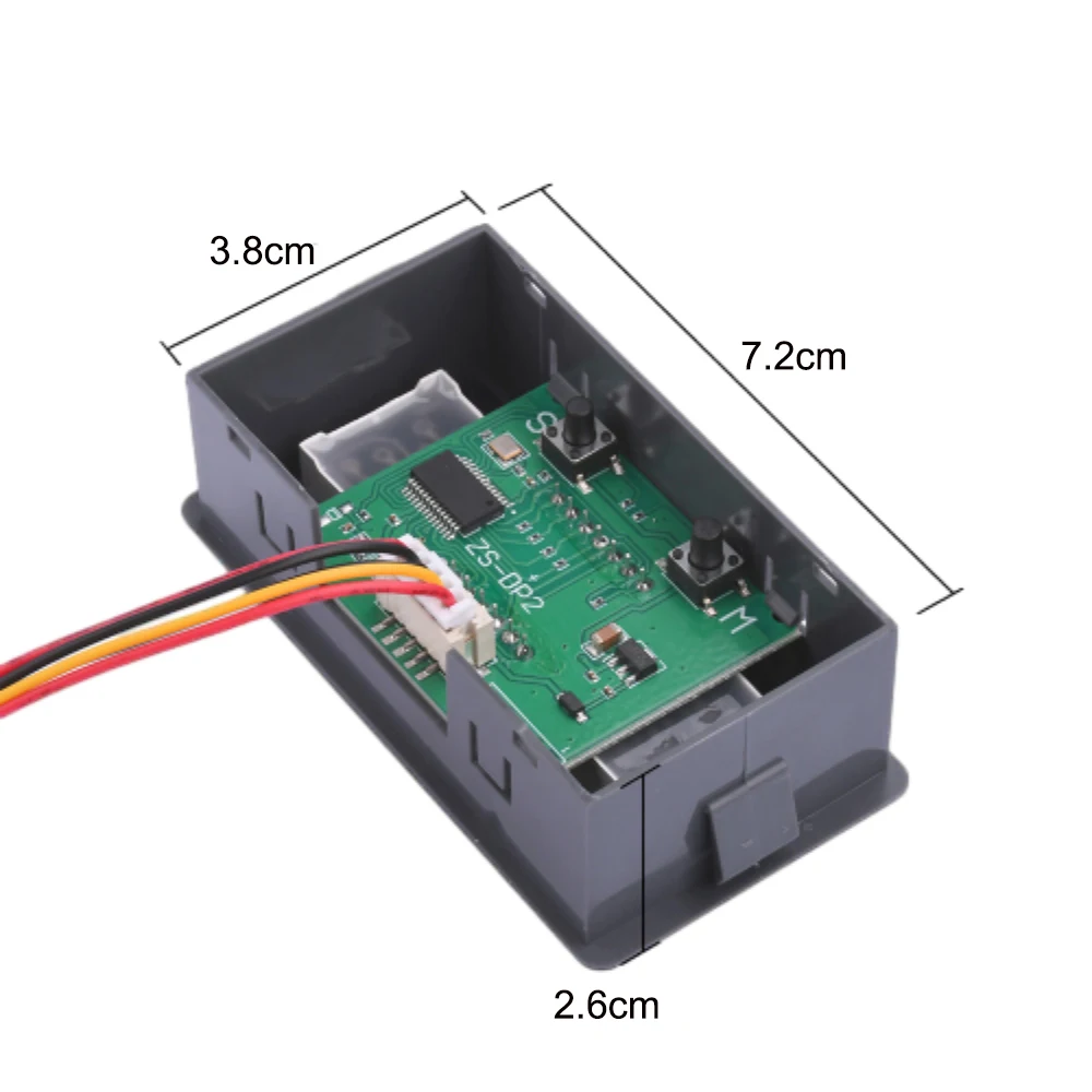 5 Digital LED Display Tachometer High Precision RPM Speed Meter Digital Ratemeter with Reverse Protection for Brushless Motor